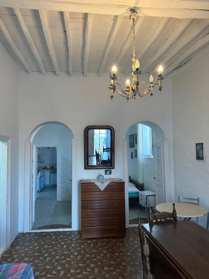 Cycladic House With Amazing View In Potamia Village Dio Choria Exterior foto